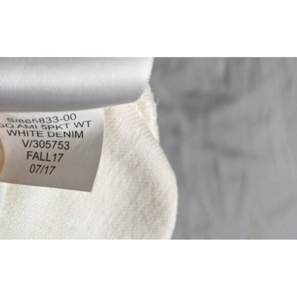 Gap x Ami Paris Alexandre Mattiussi Jeans Beige Denim Cotton Mens Size 36X34 - Picture 7 of 12